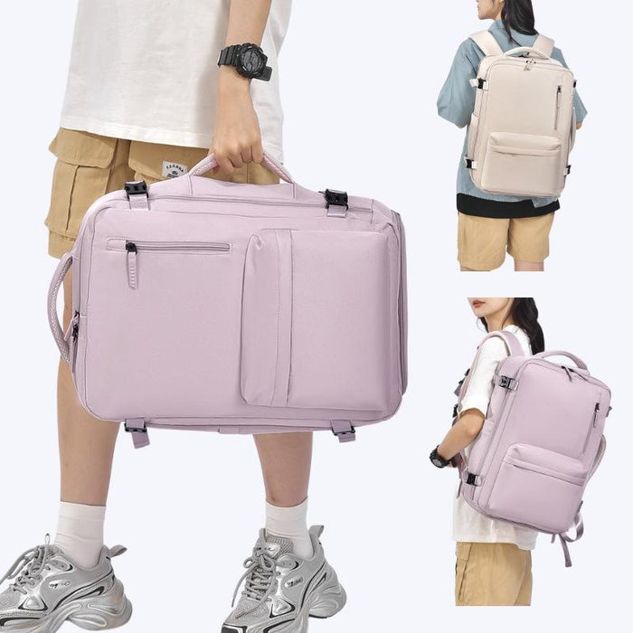 Spacious Travel Backpack For Laptops - Black