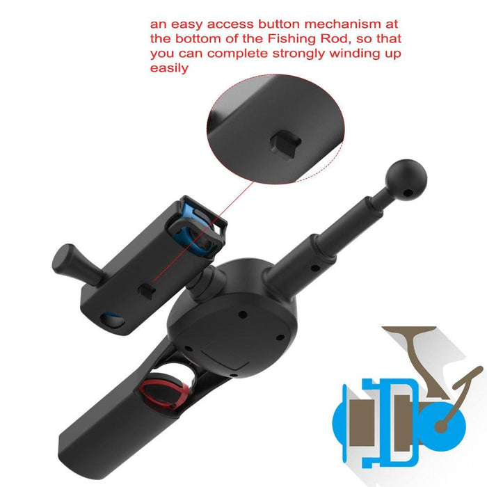 Switch Fishing Rod Handle - Ergonomic Design