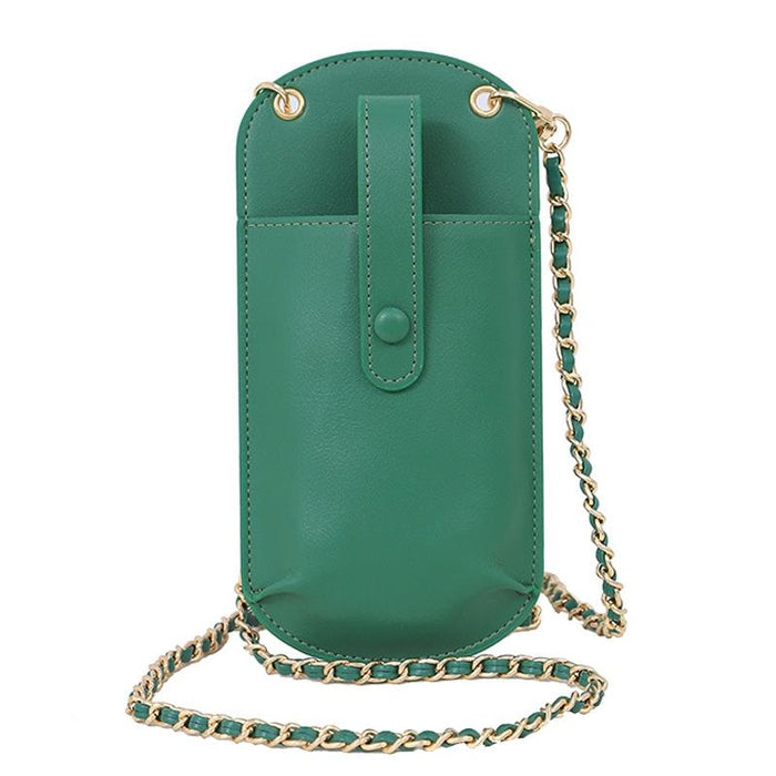 Compact Cell Phone Crossbody Bag - White