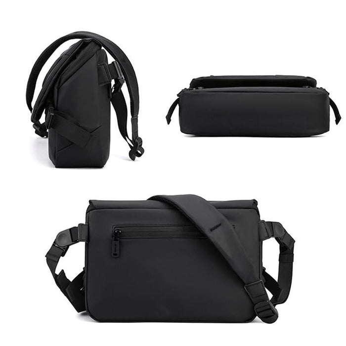 Large Capacity Waterproof Messenger Bag For Men - Dark Blue