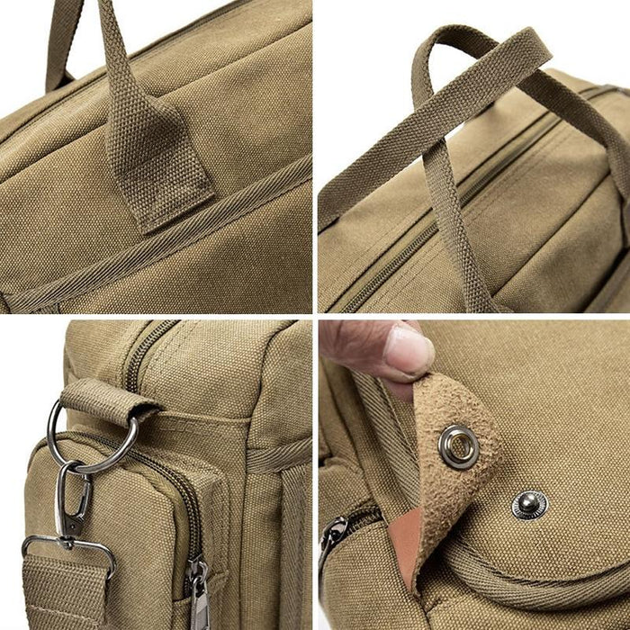 Waterproof Outdoor Laptop Bag Single Shoulder - Khaki
