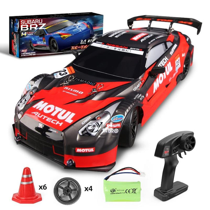 1 16 4wd Drift Rc Toy Car - 2.4g - Compact Design - Orange