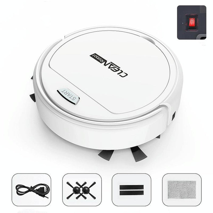 Smart Household Sweeping Robot - Automatic - White