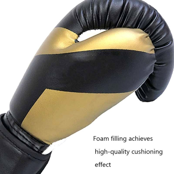 Professional Boxing Gloves For Adult Training - 10Oz Muay Thai Fighting - Red