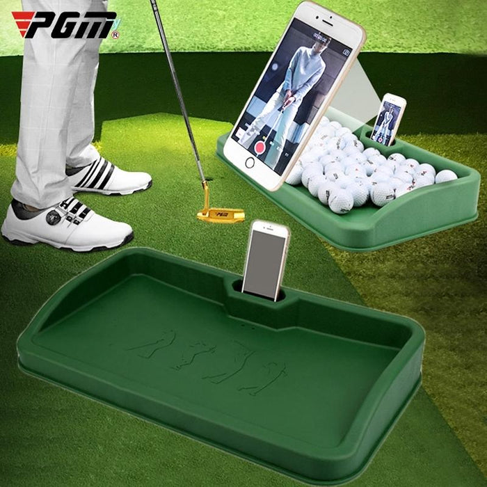 Black Character Pattern Golf Service Box With Phone Stand - 100 Balls - Black Pgm