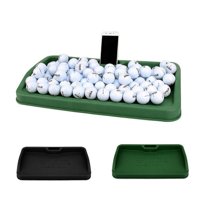 Black Character Pattern Golf Service Box With Phone Stand - 100 Balls - Black Pgm