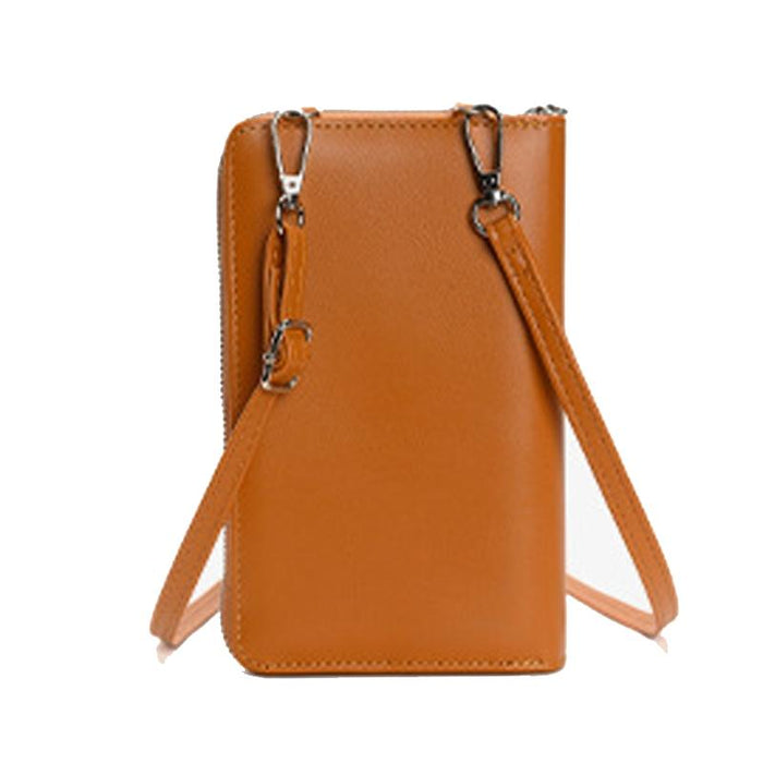 Women Crossbody Cell Phone Wallet Storage Bag - Green