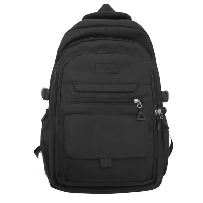 Simple Oxford Cloth Travel Backpack For Students 45 X 31 X 18Cm - White