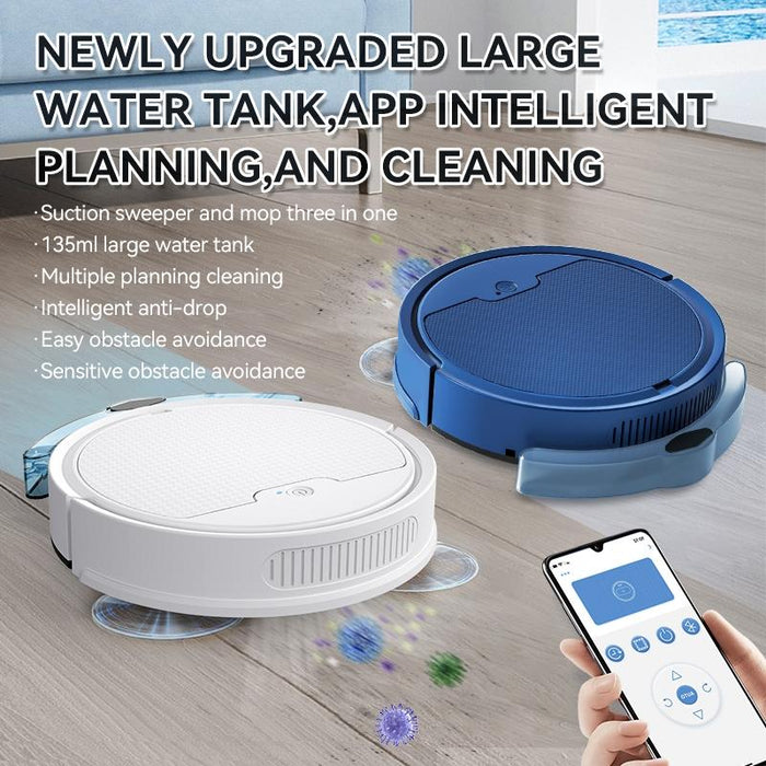 Intelligent Household Sweeping Robot with Path Charging - Max - White