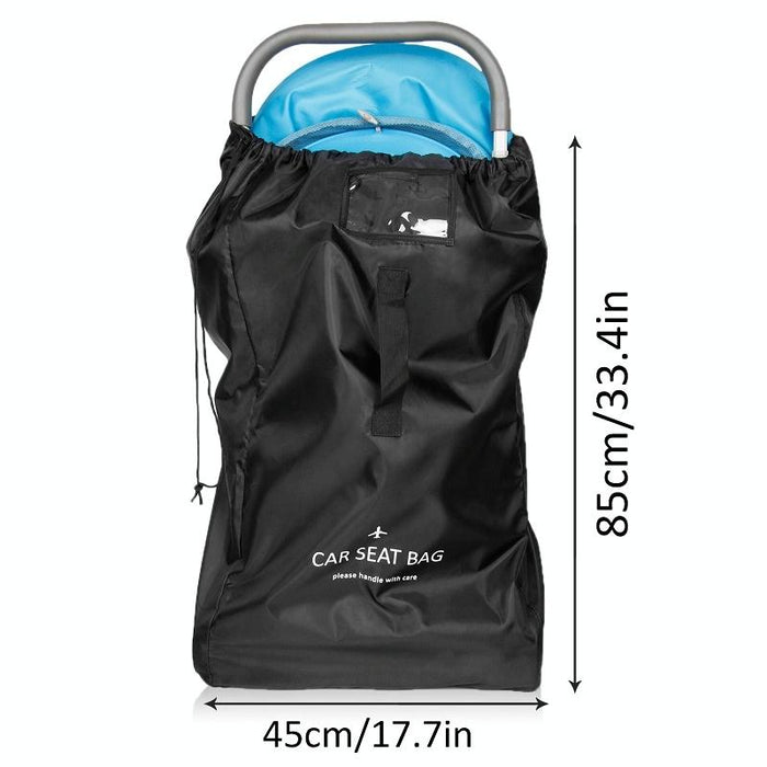 Travel Bag for Car Seat Stroller Wheelchair Storage - Black