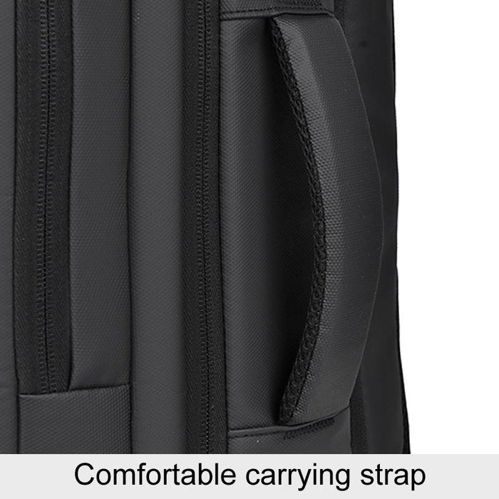 Expandable Double Shoulder Backpack For Business Or Casual Use - Gray