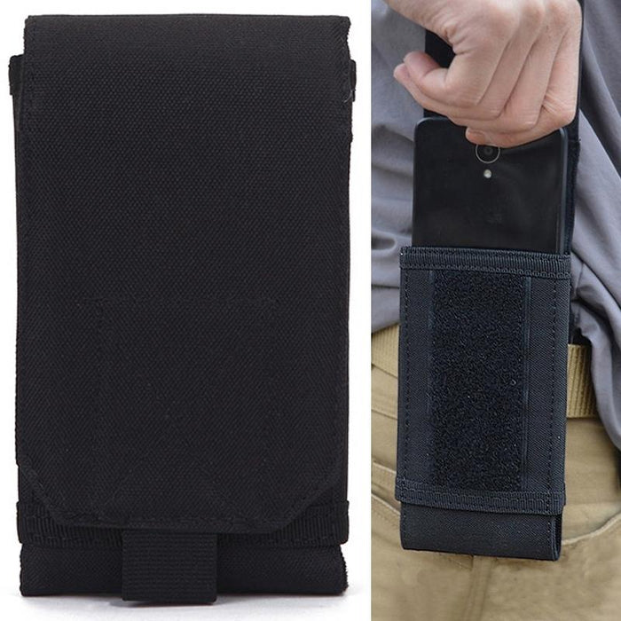 Water Resistant Outdoor Cell Phone Case 17Cm X 8.3Cm X 3.5Cm Stylish & Durable - Black