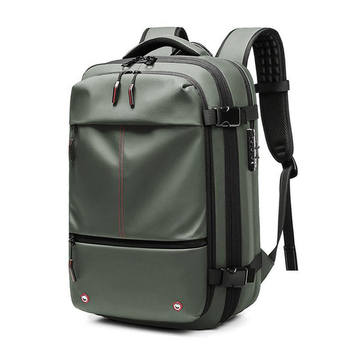 19 Inch Expandable Short Trip Luggage Bag For Men - Green