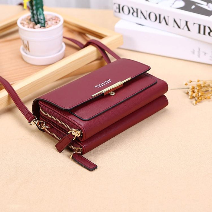 Large Capacity Multi Function Women Wallet - Blue