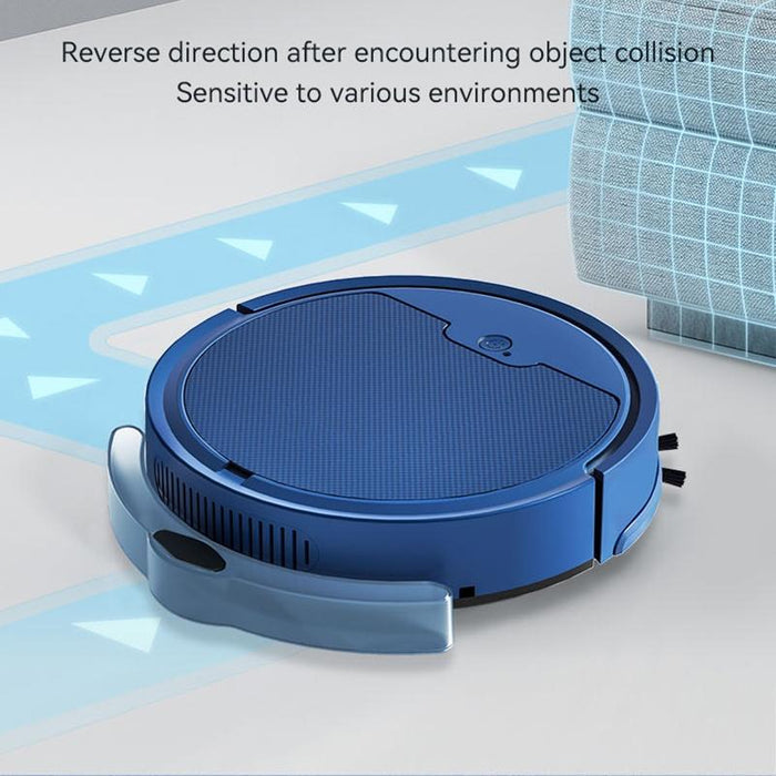 Intelligent Household Sweeping Robot with Path Charging - Max - Blue