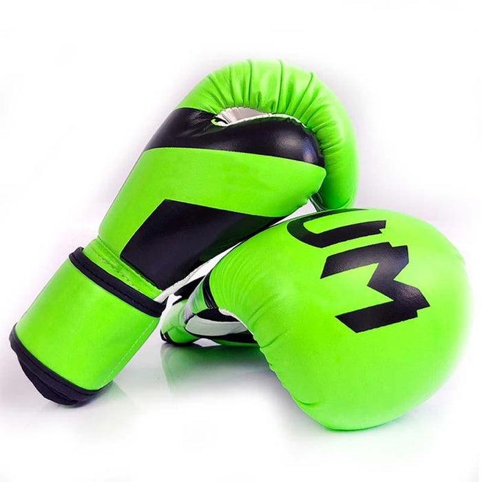 Professional Adult Boxing Training Gloves - 6Oz For Muay Thai Fighting - White