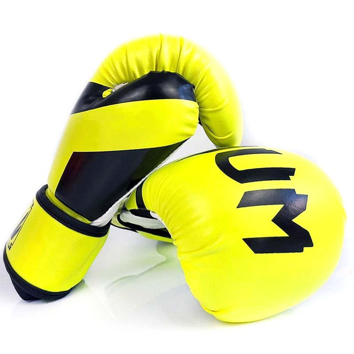 Professional Adult Boxing Training Gloves - 6Oz For Muay Thai Fighting - White