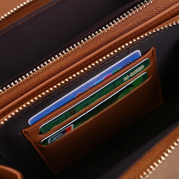 Large Capacity Multi Function Women Wallet - Black