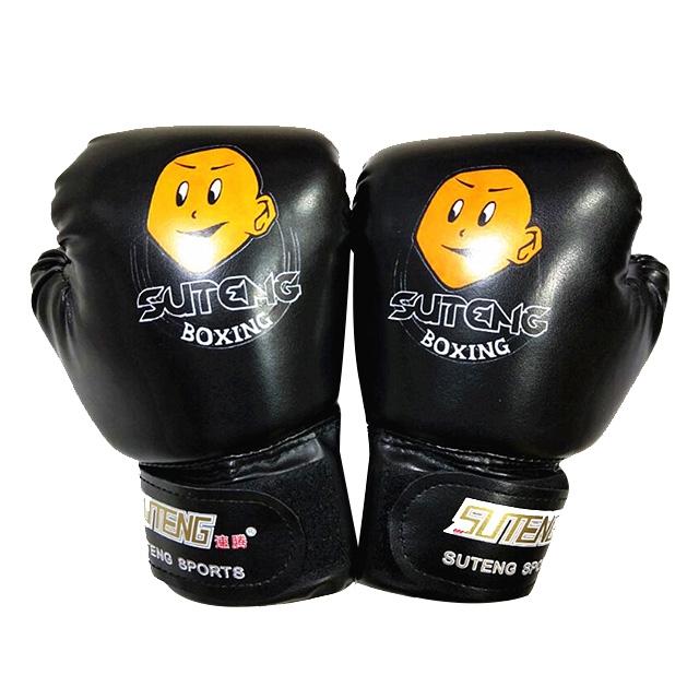 Children'S Cartoon Boxing Gloves - Pu Leather - Cartoon Dark Blue
