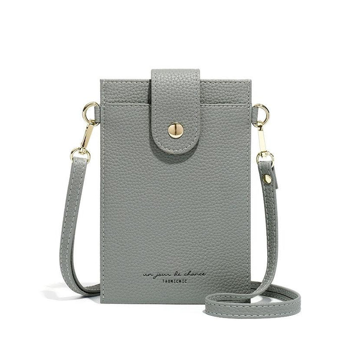Stylish Thin Messenger Bag For Women - Green