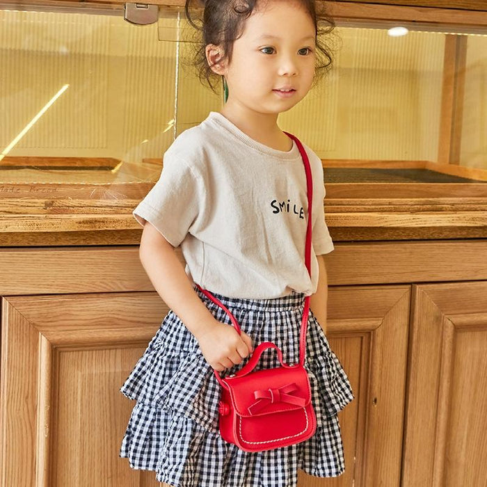Adorable Kids Coin Pouch And Wallet - Red