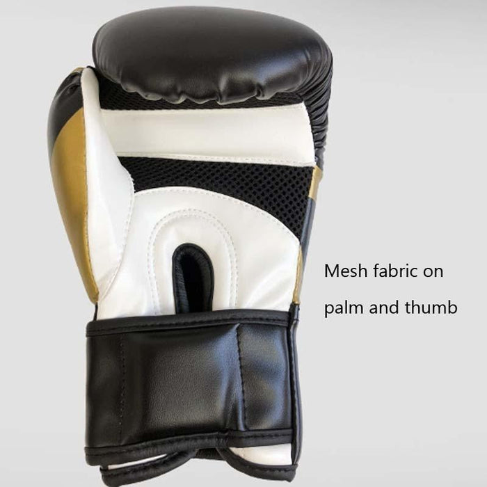 Professional Boxing Gloves For Adult Training - 10Oz Muay Thai Fighting - Fluorescent Green
