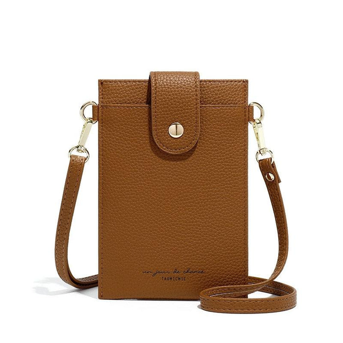 Stylish Thin Messenger Bag For Women - Gray
