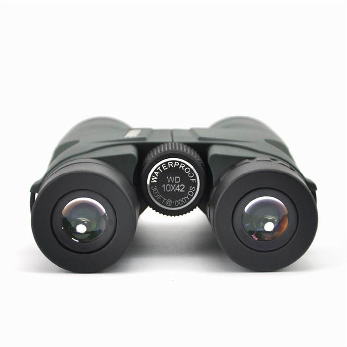 Waterproof 10x42 Binoculars for Outdoor Sports Birdwatching and Hunting - Green