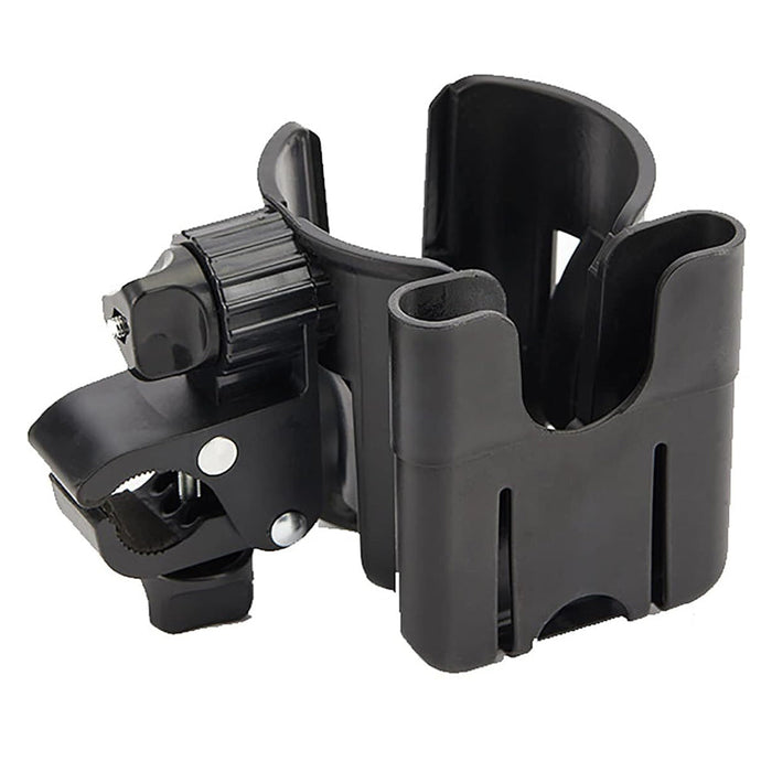 Vibe Geeks Convenient 2-in-1 Stroller Cup and Phone Holder for On-the-go Parenting - White