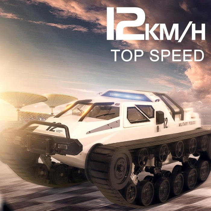 2.4g Rc Tracked Tank Off-road Vehicle Toy 1 12 Scale - Grey
