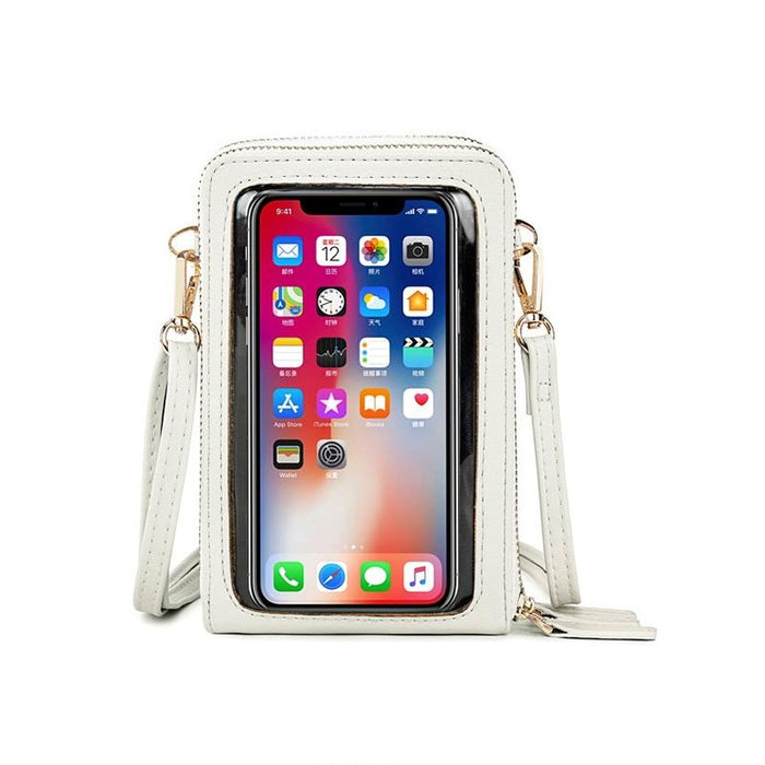 Multifunctional Touch Screen Phone Bag - Light Blue