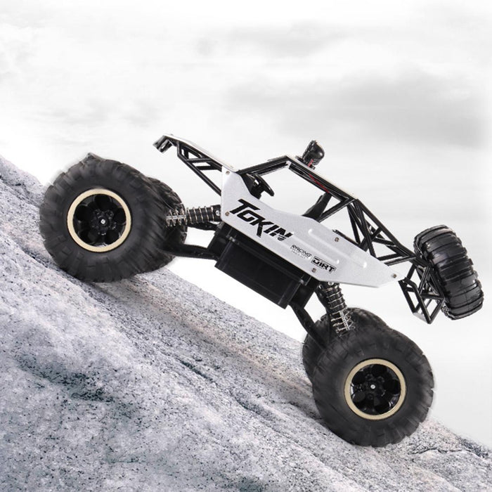 37cm Remote Control Bigfoot Climbing Car - 1 12 Alloy 4wd Cross-country Toy - Gold
