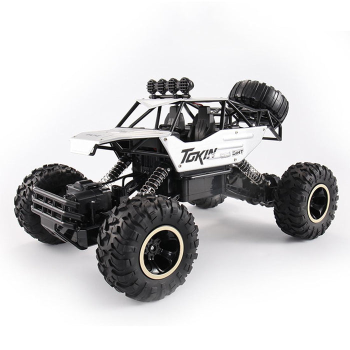 37cm Remote Control Bigfoot Climbing Car - 1 12 Alloy 4wd Cross-country Toy - Gold