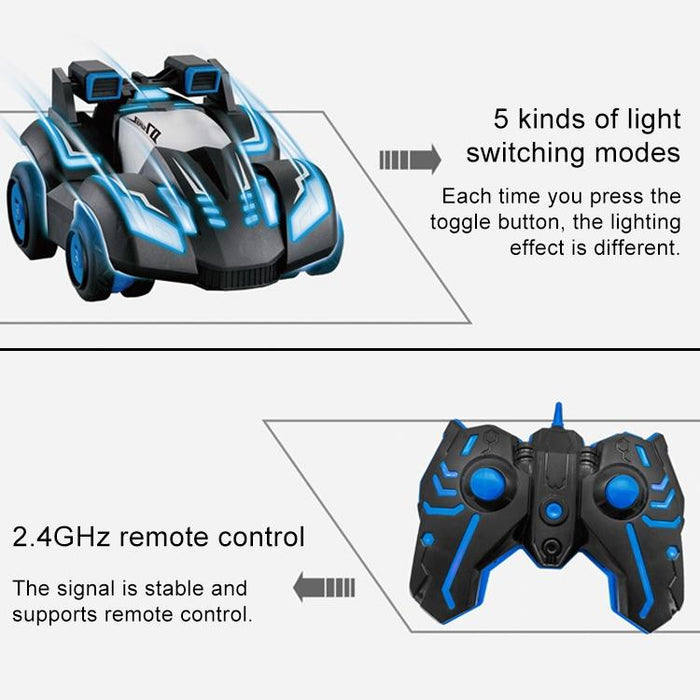 Remote Control Stunt Drift Car Toy - Creative and Electric - Blue