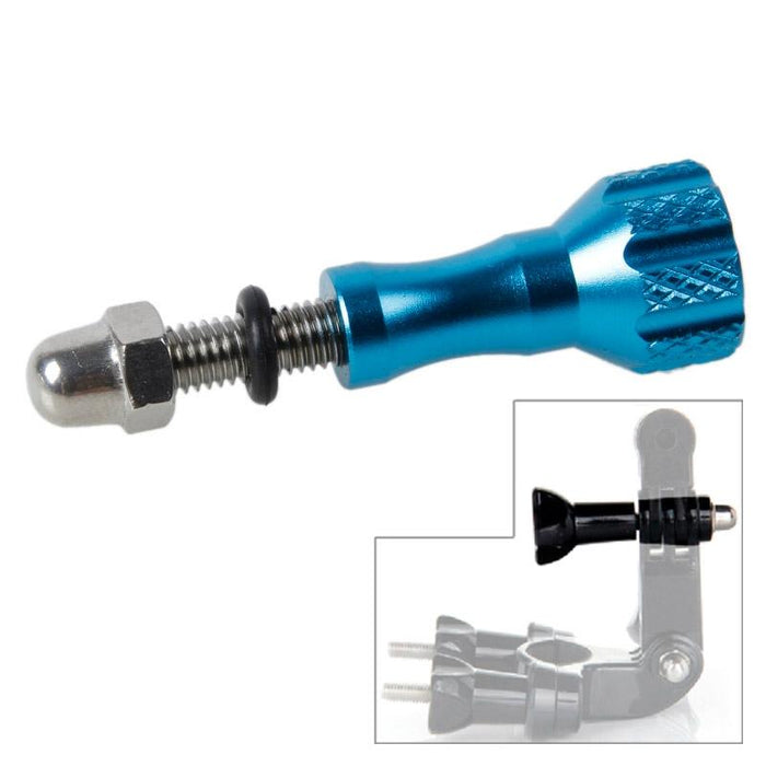 Aluminum Thumb Knob for Gopro Insta360 Dji Action Cameras - 5.8cm - Blue