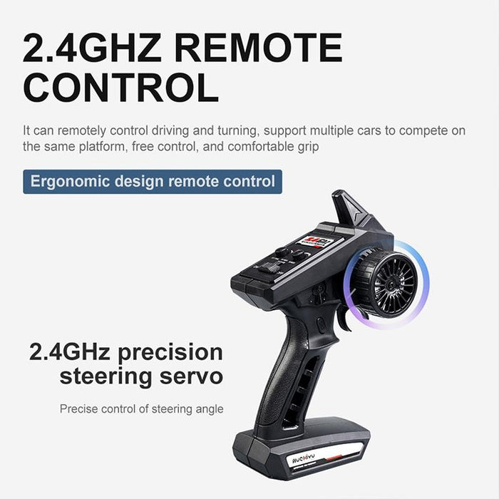 1 16 2.4g Electric 4wd Off-road Rc Car Toy - White