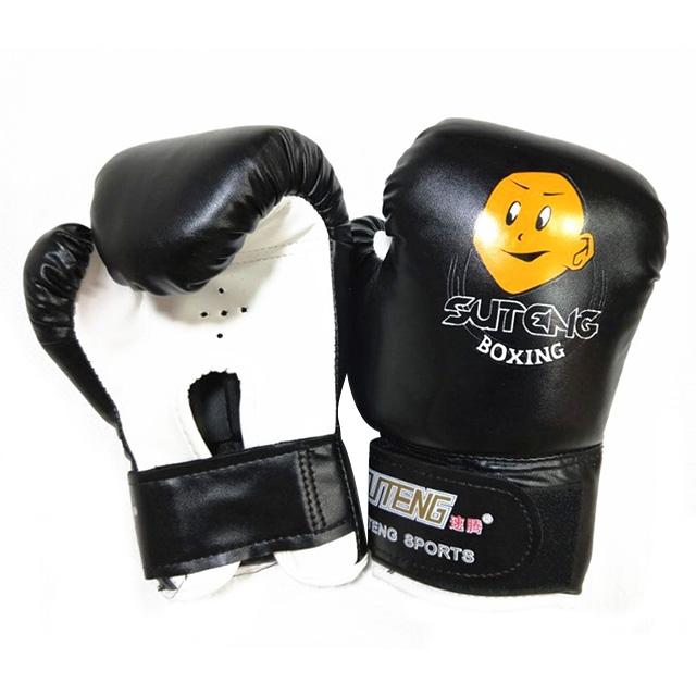 Children'S Cartoon Boxing Gloves - Pu Leather - Cartoon White
