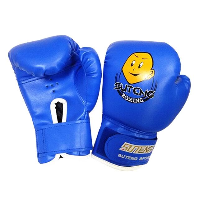 Children'S Cartoon Boxing Gloves - Pu Leather - Cartoon White