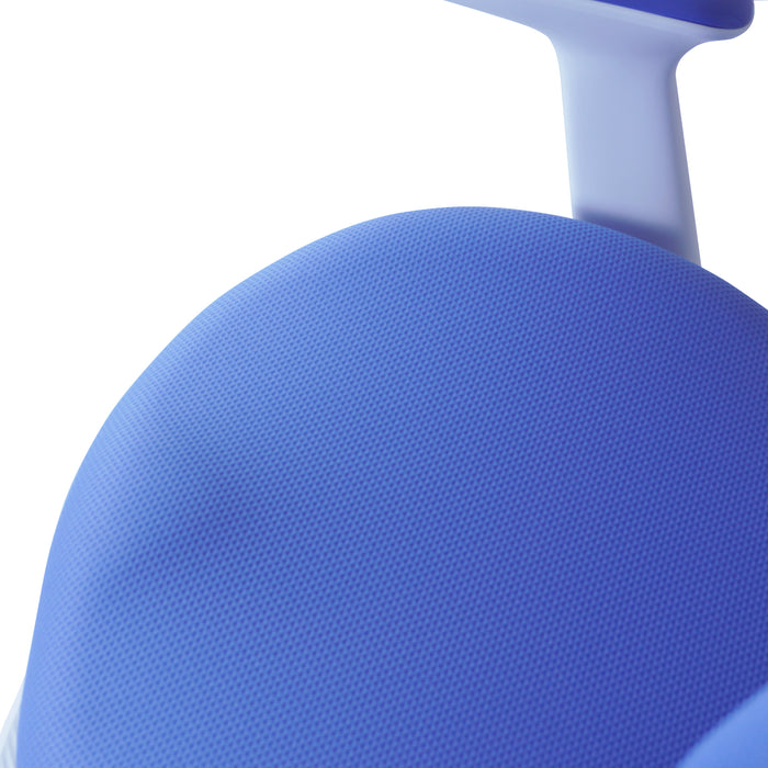 Ergonomic Children Kids Study Chair Set of 2 Height Adjustable - Blue