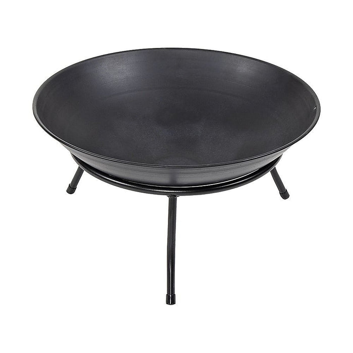Cast Iron Fire Bowl Traditional Log Fire Pit Outdoor Heating Camp Site Barbecue