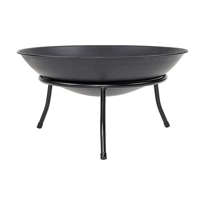 Cast Iron Fire Bowl Traditional Log Fire Pit Outdoor Heating Camp Site Barbecue