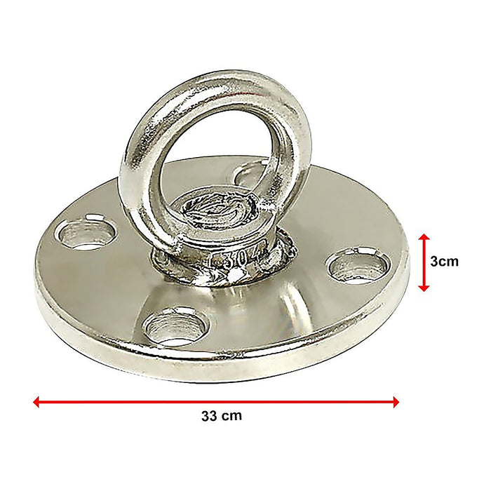 304 Stainless Steel Suspension Hook Wall Ceiling Mount Hanger Anchor Bracket