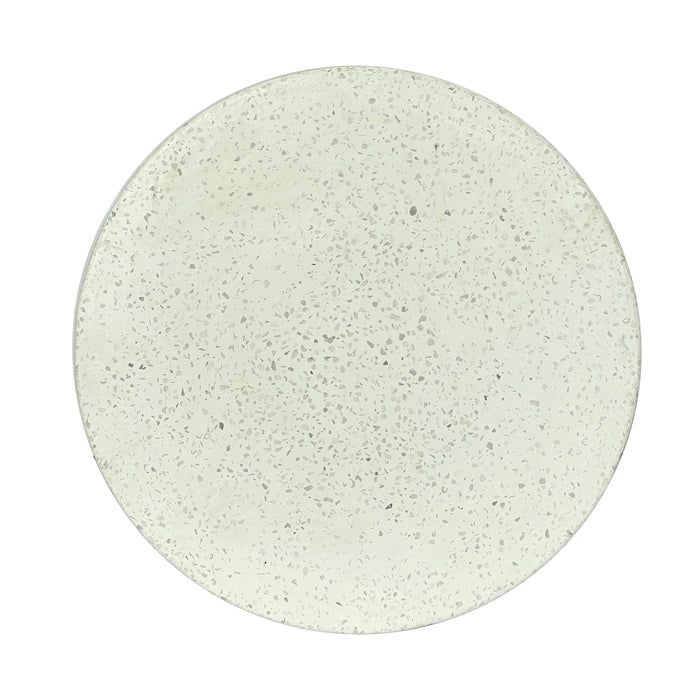 MOSS CEMENT SIDE TABLE