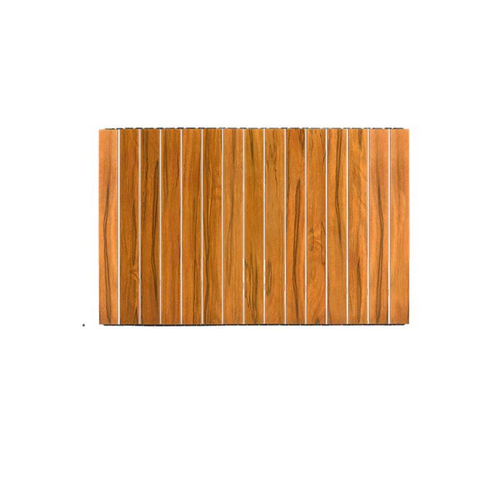 Folding 8-inch aluminum alloy table board 86*55*1cm-wood grain color
