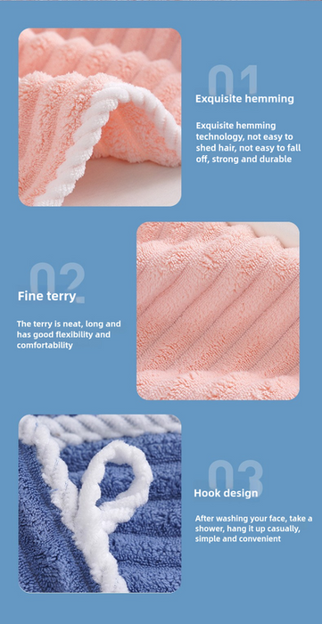 Grey Soft Candy Stripe Coral Fleece Bath Towel and Washcloth Set, Ultra Absorbent, Skin-Friendly