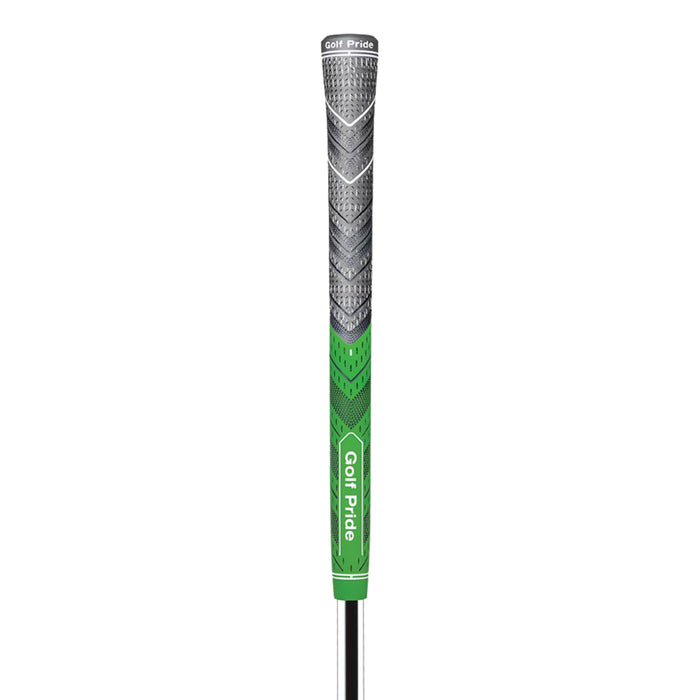 2 Pcs Green Standard MCC PLUS4 Golf Grip - Standard Rubber and Cotton Thread Hybrid, 265 mm, 52g, Core 60