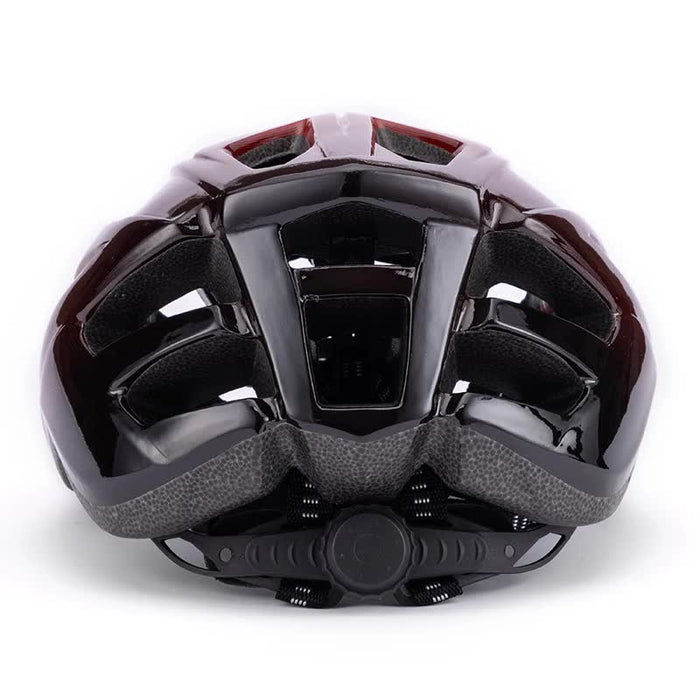 White And Black Gradient Lightweight Adult Bicycle Helmet - Adjustable Fit Road & Mountain Bike Safety Headgear (57-62cm)