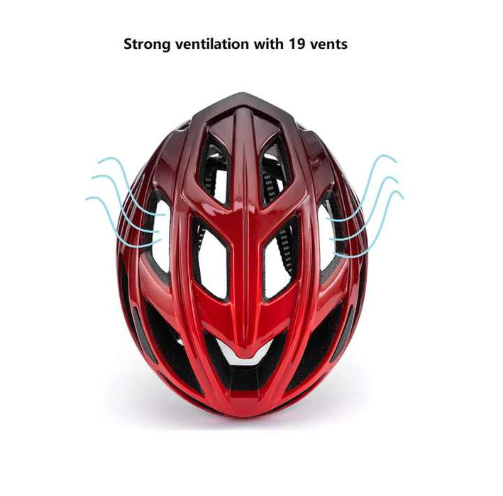 Dark Purple Lightweight Adult Bicycle Helmet - Adjustable Fit Road & Mountain Bike Safety Headgear (57-62cm)
