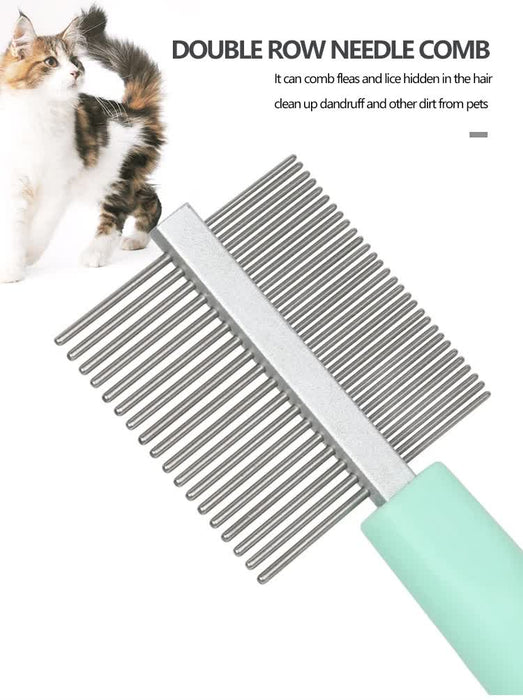 Blue Complete 5-in-1 Pet Grooming Care Kit - Professional Deshedding Brushes, Combs & Nail Clippers Set for Dogs & Cats