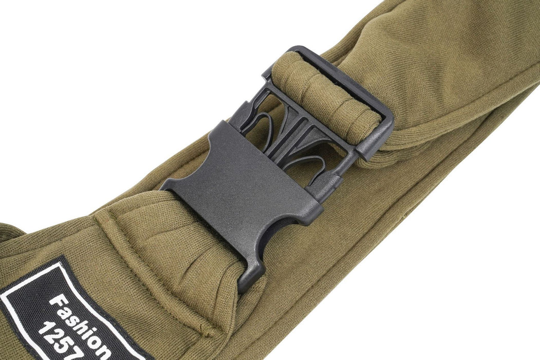Green Breathable Pet Sling Carrier for Small Dogs & Cats - Adjustable Hands-Free Travel Pouch with Safety Leash & Pocket